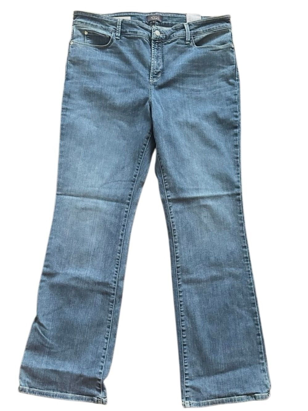NYDJ Barbara Bootcut Jeans Women’s 16 Lift Tuck Medium Wash Stretch Denim - Picture 2 of 10